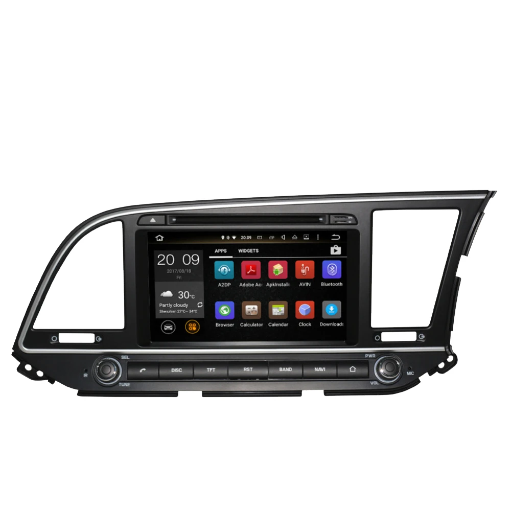 Android 10 0 Автомобильный GPS-навигатор мультимедийный плеер для Hyundai Elantra/Avante/MD2016-2022