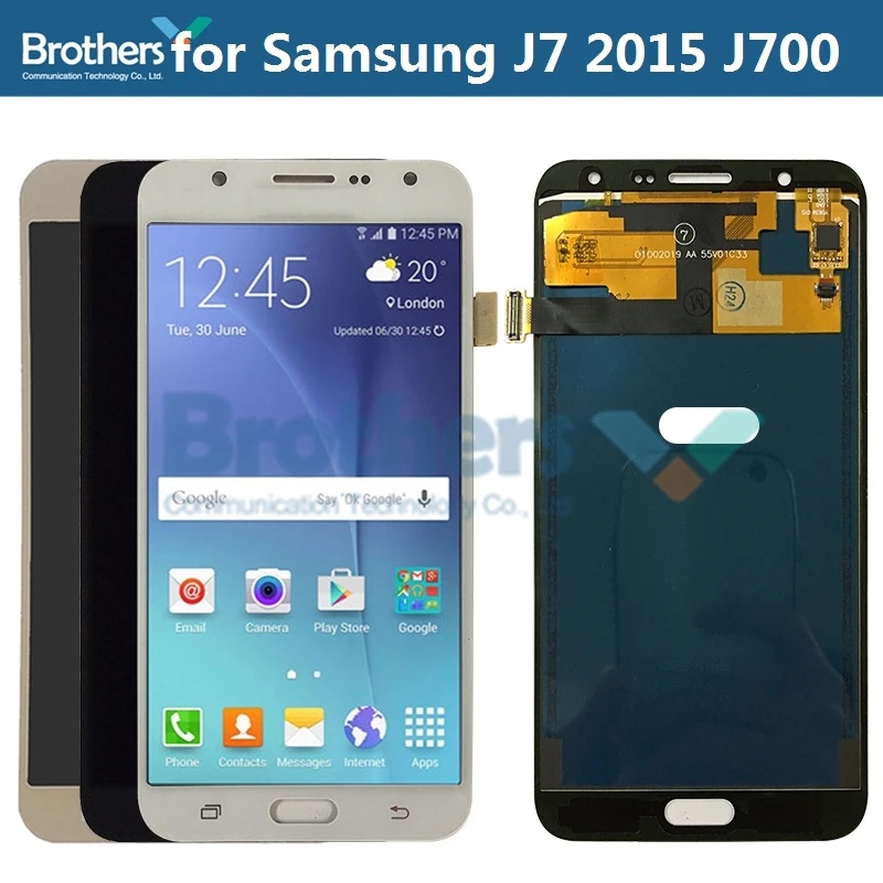 

LCD Screen For Samsung Galaxy J7 2015 J700F J700M J700T J700P J700H J700K LCD Display LCD Assembly Touch Screen Digitizer Tested