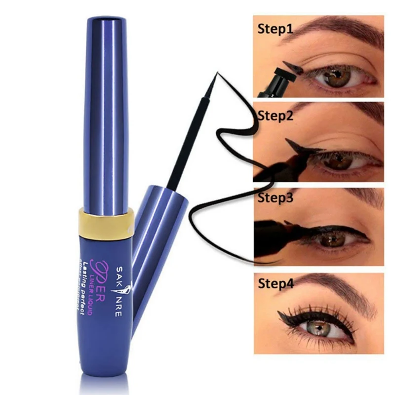 Водостойкая Подводка для глаз быстросохнущая стойкая гладкая жидкая подводка для глаз макияж
