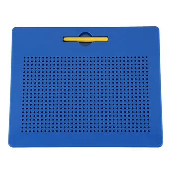 

Magnetic Magic Mural Blackboard With Balls And Magnetic Pen For Girls And Boys - Blue, L