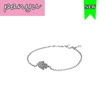 Py original 1:1 high quality new palm Bracelet Sterling Silver S925 Festival gift jewelry suitable for Girls Charm Jewelry