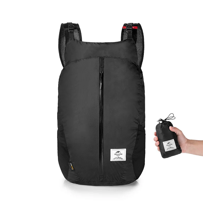 Water Resistant Sports Bag Lightweight Running Bag Folding Pack Backpack 25L Capacity