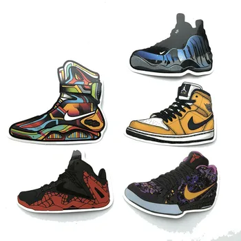 

41pcs/lot stickers Jordan AJ sneakers Skateboard laptop Suitcase luggage carrier decoration Waterproof Toy Sticker Decal