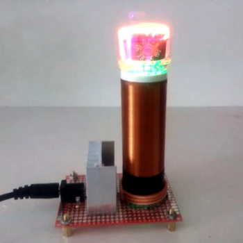 

Small Tesla Coil Electronic Toy Wireless Transmission Sprayer Spray-Arc