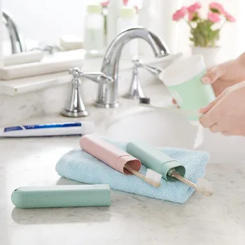 

Portable Toothbrush Case Box Hiking Camping Protect Storage Boxes Travel Tooth Toothbrush Cover Toothpaste Organizer Accessories