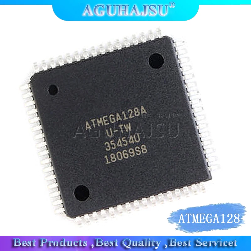1 шт. / Лот ATMEGA128A-AU ATMEGA128L-8AU ATMEGA128-16AU TQFP64 | Электронные компоненты и принадлежности