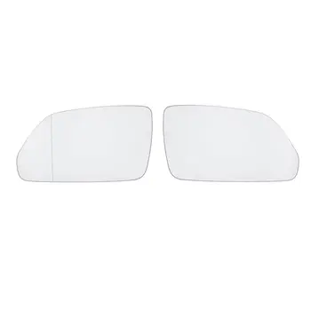 

1Z1857522F 6Q0857521F 1 Pair Automobile Left/Right Side Rearview Mirror Glass Replacement for 2005-2009
