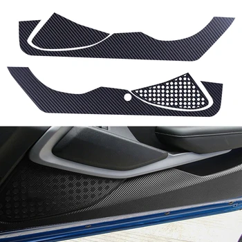 

CITALL High Quality Black 106.2cm Car Door Anti Kick Scratch Sticker Cover Trim Fit For Chevrolet Camaro 2017+