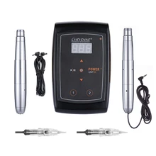 Легко нажмите постоянный макияж машина роторная Татуировка Dermografo швейцарский мотор для подводка для глаз, бровей, губ ручка для татуировки с иглами