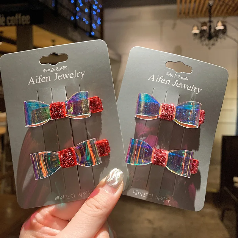 1/2 шт. милые желеобразные банты для волос набор бантов девочек ПВХ
