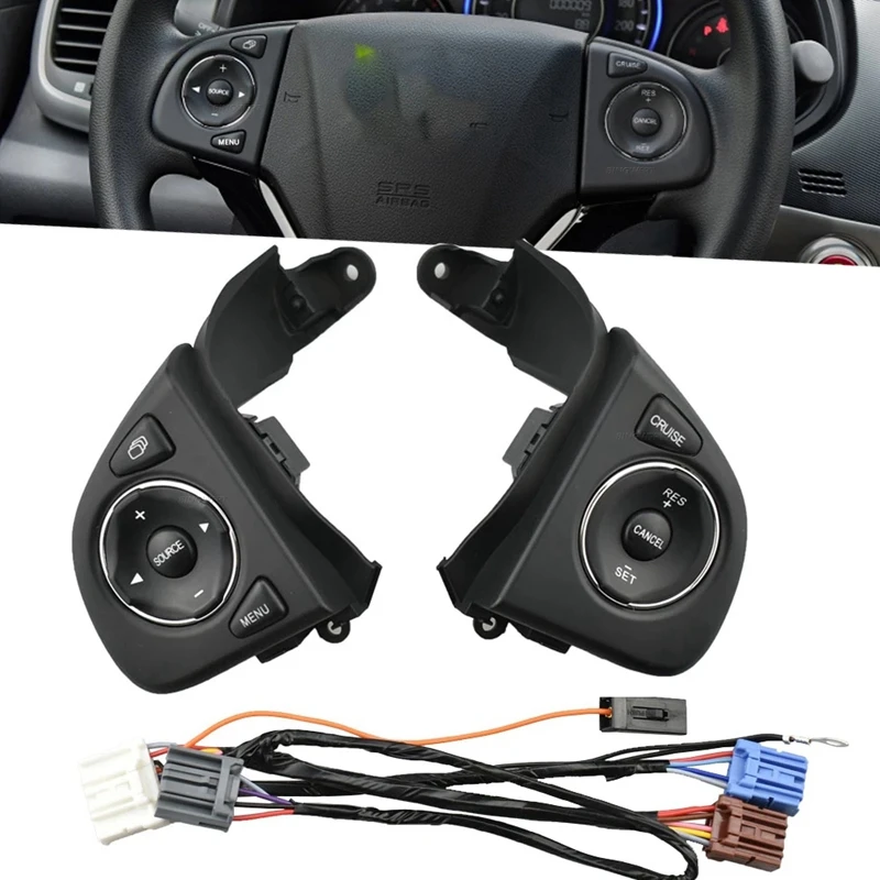Car Multi Function Steering Wheel Button Switch Cruise Control Switch for Honda CRV 2012 2016