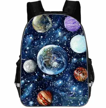 

Galaxy Backpack Universe Space Solar For Teenagers Boys Girls Toddler Animal Kid School Book Bags Men Women Rock Mochila Bolsa