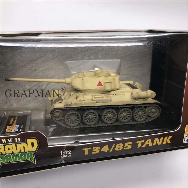 T-34/85 Tank Egyptian Army 1/72 tank easy model finished non diecast 
