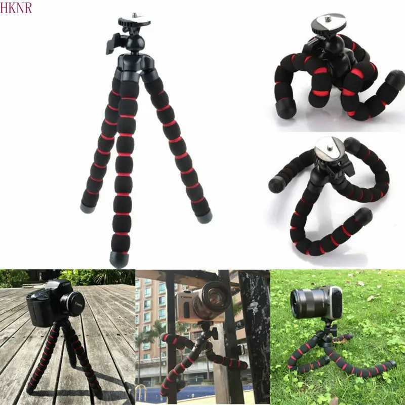Camera Accessories Sponge Tripod Stand Octopus Flexible for Canon Nikon Sony Gopro Hero 8 7 6 Iphone