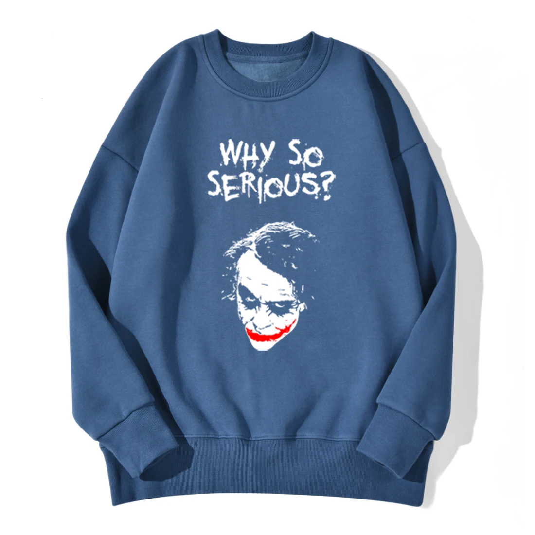 

Why So Seriousï¼ŸPrint Crewneck Sweatshirts 2020 New Korean Casual Loose Pullover Autumn Winter Fleece Warm Long Sleeve Hoodies