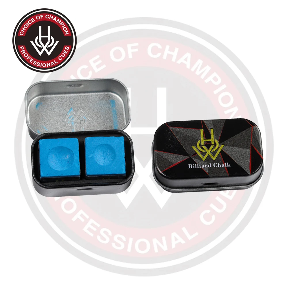 HOW Chalk Billiard Cue Tailor-made Chalk Snooker Chalk Powder Pool Chalk Two color options 2 Pieces Per Box  Billiard Accessorie