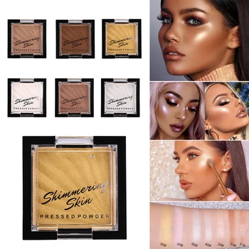 

Beauty Highlighter Palette Glitter Makeup Face Contour Powder Bronzer Makeup Blusher Glow Face Shimmer Illuminator Cosmetics