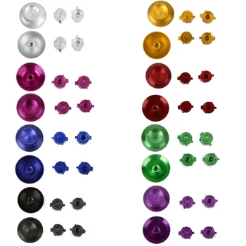 

Metal Bullet Buttons+Joysticks Thumbsticks For PS4 Controller
