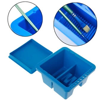 

Brush Washing Bucket Multifunction Pen Barrel Painting Brush Washer Art Supplies B95C