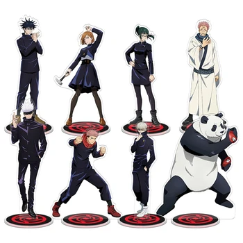 

Anime Jujutsu Kaisen Gojou Satoru Yuji Itadori Acrylic Stand Figure Model Plate Double-sided Desk Decor Display Toy