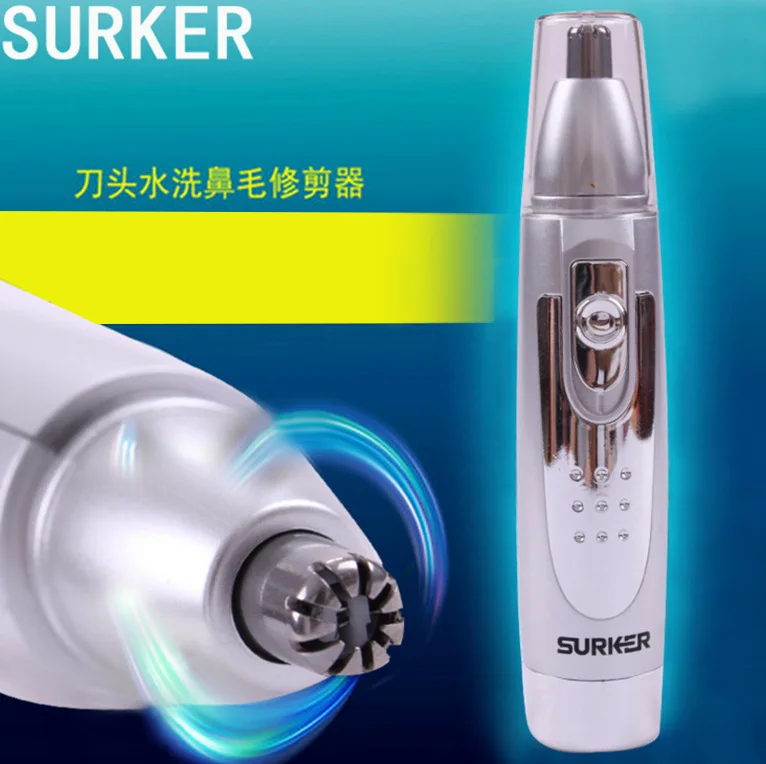 Surker Электрический триммер для волос в носу для мужчин, триммер для волос в носу, подлинный продукт