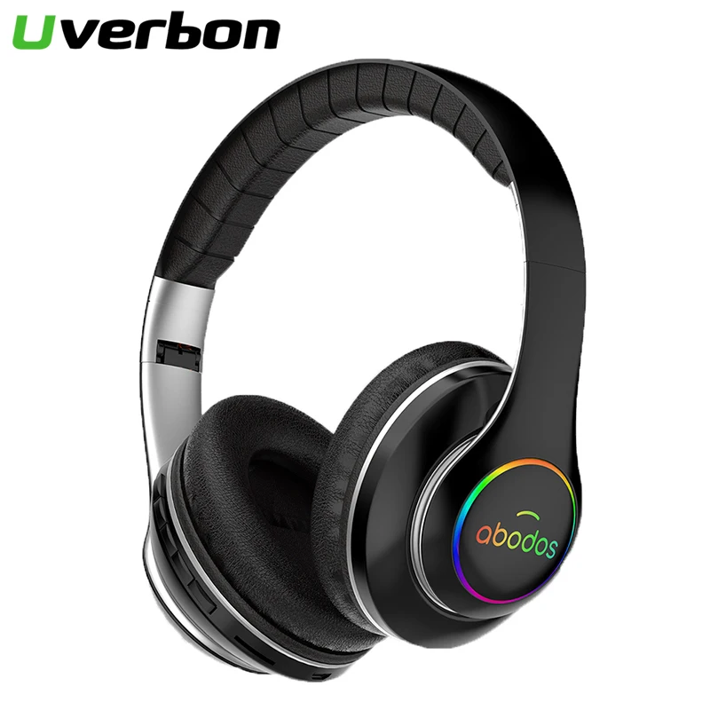 

Bluetooth Headphones Wireless Headset Stereo Head-Mounted Noise Canceling Earphone Gaming Headset With Mic Support FM TF Card