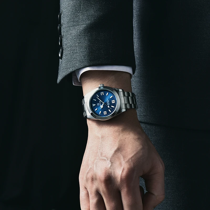 BENYAR New Stainless Steel Automatic Men Watches Top Brand Waterproof Luxury Men Mechanical Wristwatch Relogio Masculino