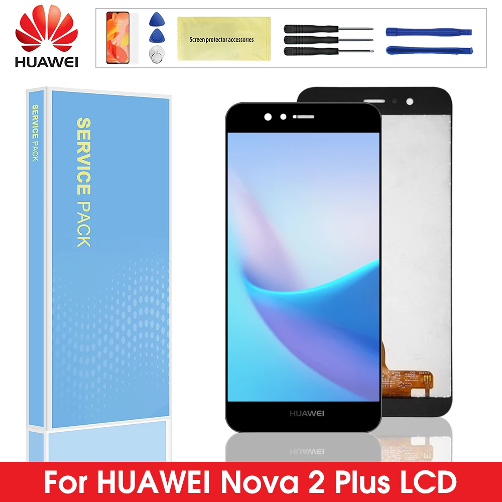 

LCD For Huawei Nova 2 Plus LCD Display Touch Screen Digitizer BAC L23 L03 For Huawei Nova 2 LCD Screen Nova2 PIC LX9 L29 L09