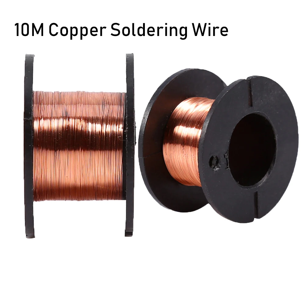 0.1mm PCB Link Jumper Wire Maintenance Jump Line Copper Soldering Wire for Mobile Phone Computer PCB Welding Repair Tools 1 5pcs 0 8mm portable soldering wire pen silver solder wire for mobile phone instrument repair welding tools