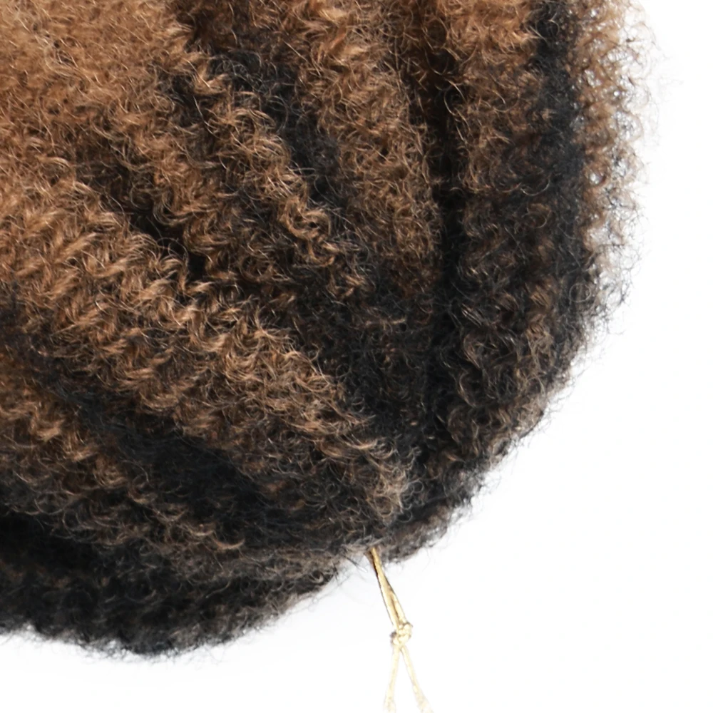 Короткие волосы Marley вязаные крючком афро кудрявые 8 дюймов синтетические для
