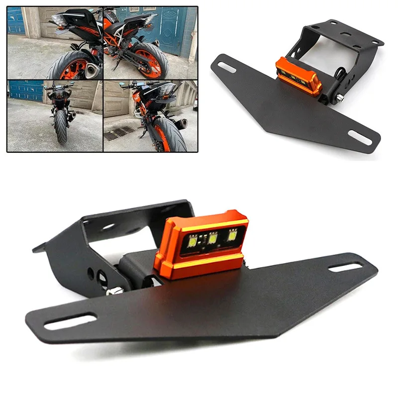 Tail Tidy Fender Eliminator License Plate Holder LED Light For KTM DUKE 390 250 200 125 2013-2019 2018 Motorcycle Accessories | Автомобили