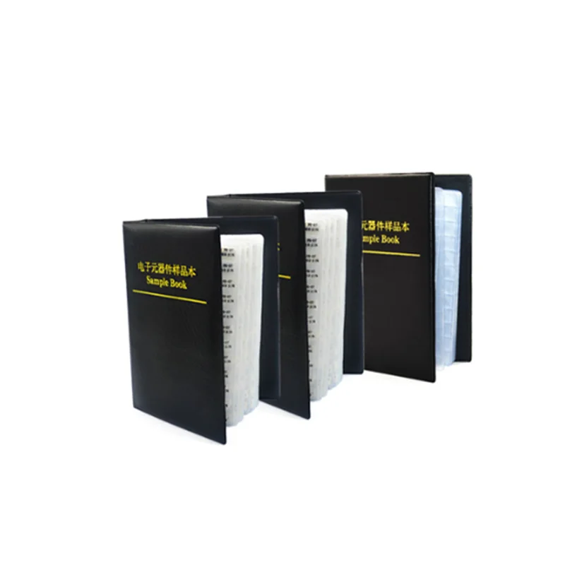 0201 0402 0603 0805 1206 1% resistor book full series  empty book Sample Book 0R~10M 170values x50pcs x25pcs 1%