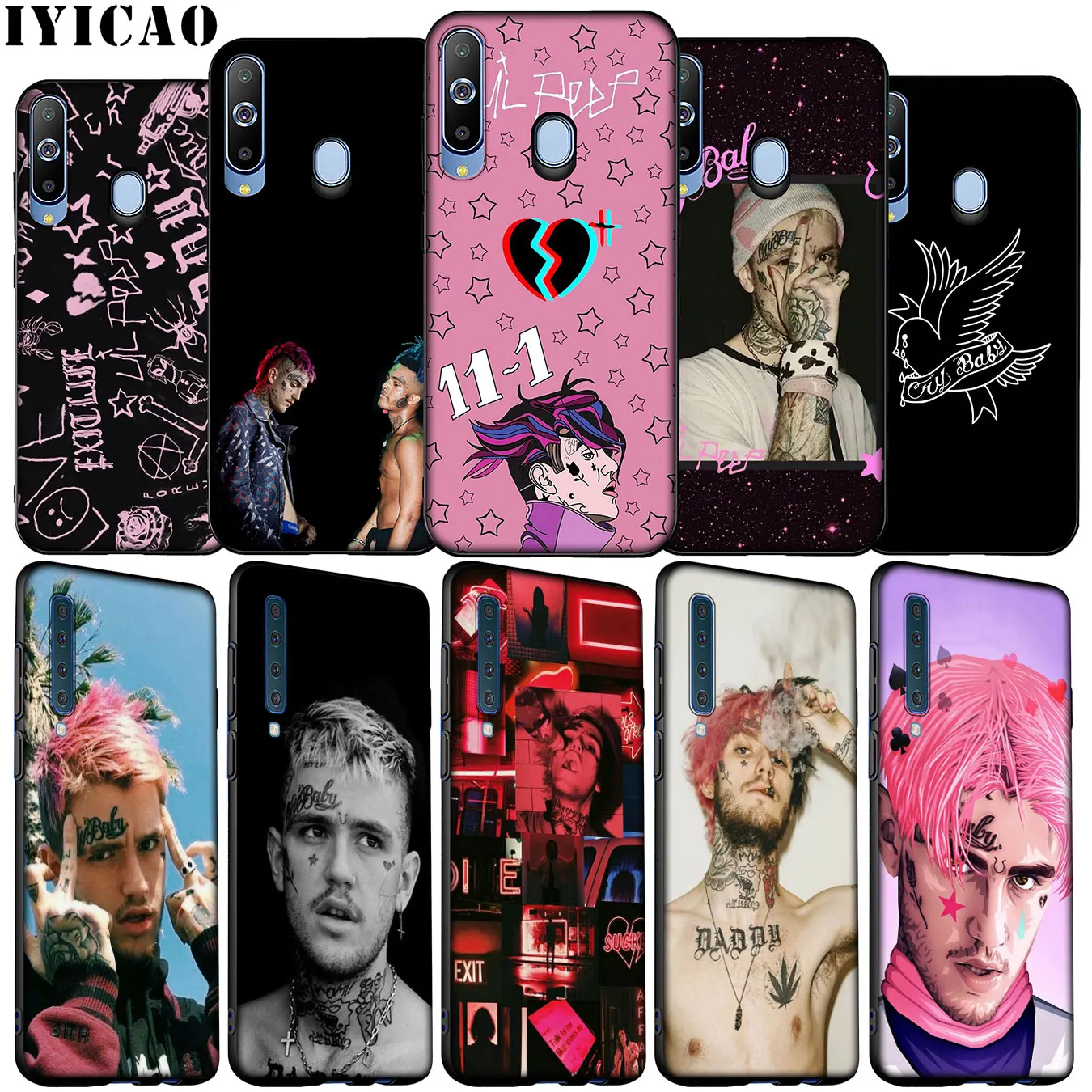 Мягкий силиконовый чехол Lil Peep для Samsung Galaxy A70 A50 A60 A40 A30 A20 A10 M10 M20 M30 M40 A20E | Мобильные