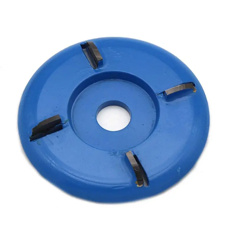 Tanie 90mm średnica 22mm otwór obrotowy strugarka zakrzywione ostrze moc tarcza do rzeźbienia w drewnie łuk frezarka stolarstwo płaskie Turbo Disc