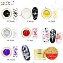 GDCOCO, Новое поступление, гелевая подводка для ногтей, впитывается, УФ светодиодный, сделай сам, дизайн ногтей, легко использовать для украшения ногтей с кристаллами и бриллиантами