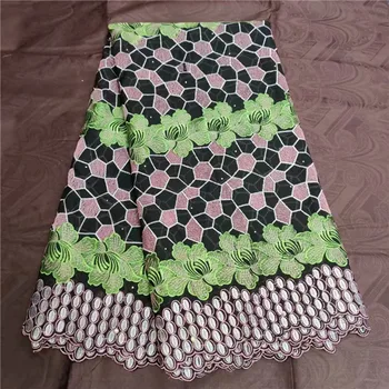 

New Design High Quality Swiss Voile Laces in Switzerland African Cotton Lace Fabric 2019 Nigerian Voile Lace for party dress