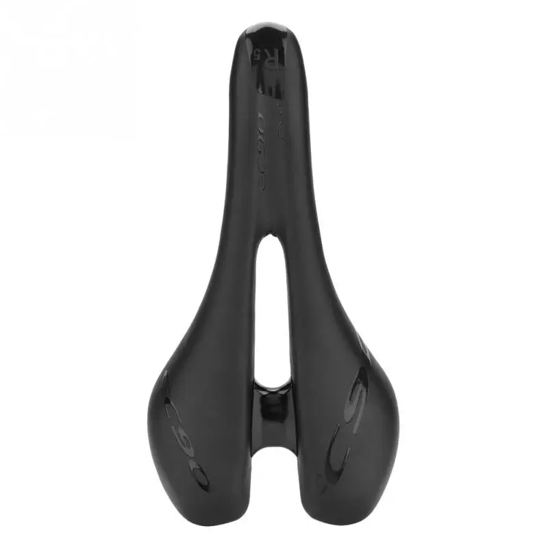 

Bicycle Saddle Carbon PU Leather Bike Front Seat Mat Mountain Road Cycling Hollowed Seat Pad Bicycle Seat Cushion Bike Parts