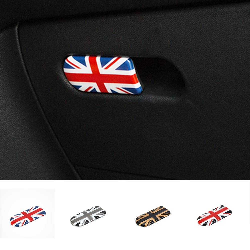 Union Jack Car Glove Box Sticker Pink For MINI Clubman COOPER S F55 F56