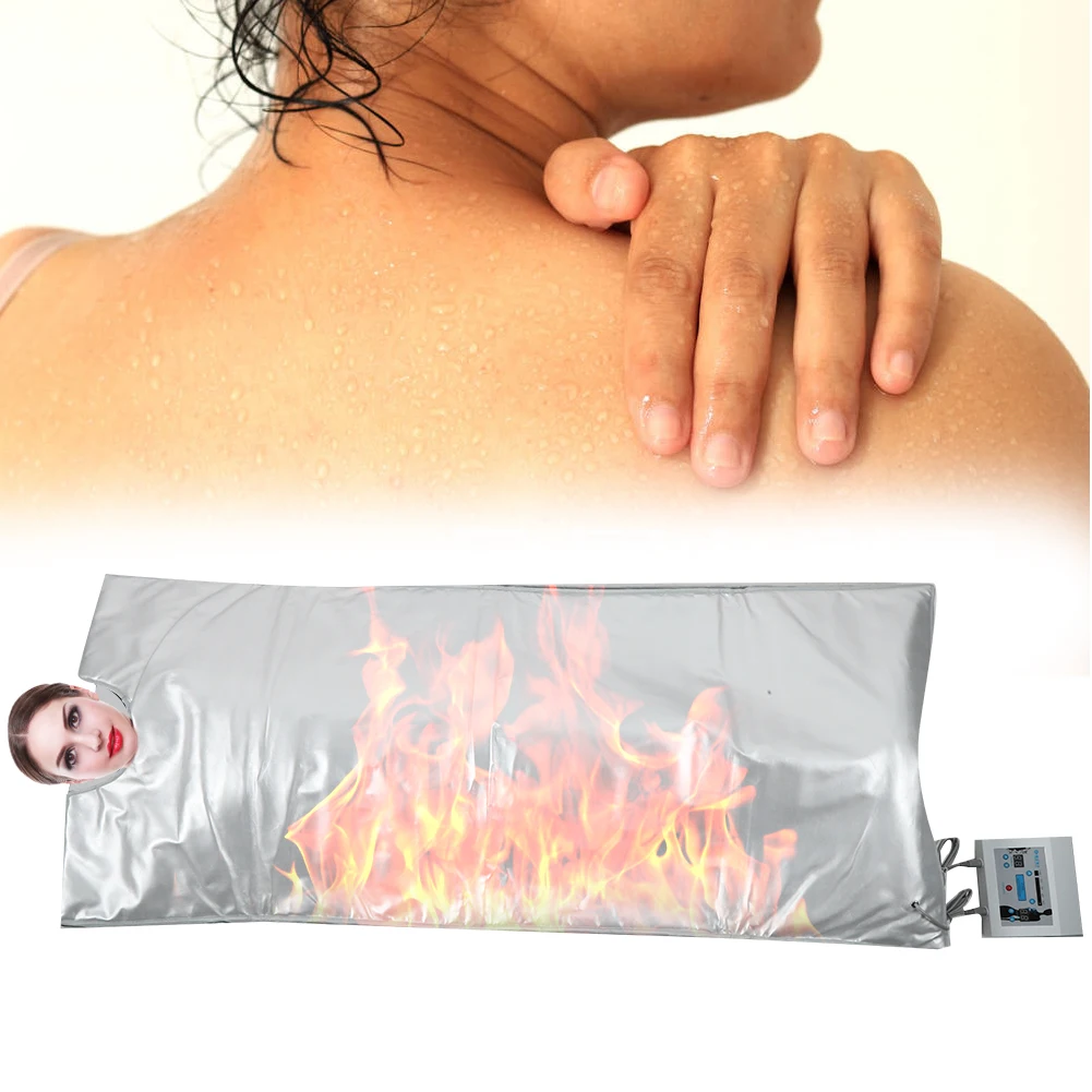 PROD 1005003031619859 Sauna Heating Blanket Detoxification Body Health
Care Steaming Fitness Blanket AU Plug 220V(Sauna Blanket Body Weight
Loss Sauna