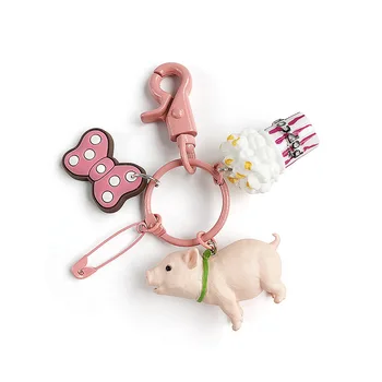 

European And American Shiba Inu Dog Doll Keychain Pendant Couple Bag Key Ring Ornament Creative Gift Men And Women Accessories