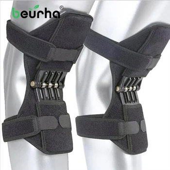 

Dropshipping 1PC Breathable Non-slip Lift Knee Joint Support Protector Knee Pads Powerful Rebound Spring Force Knee Booster