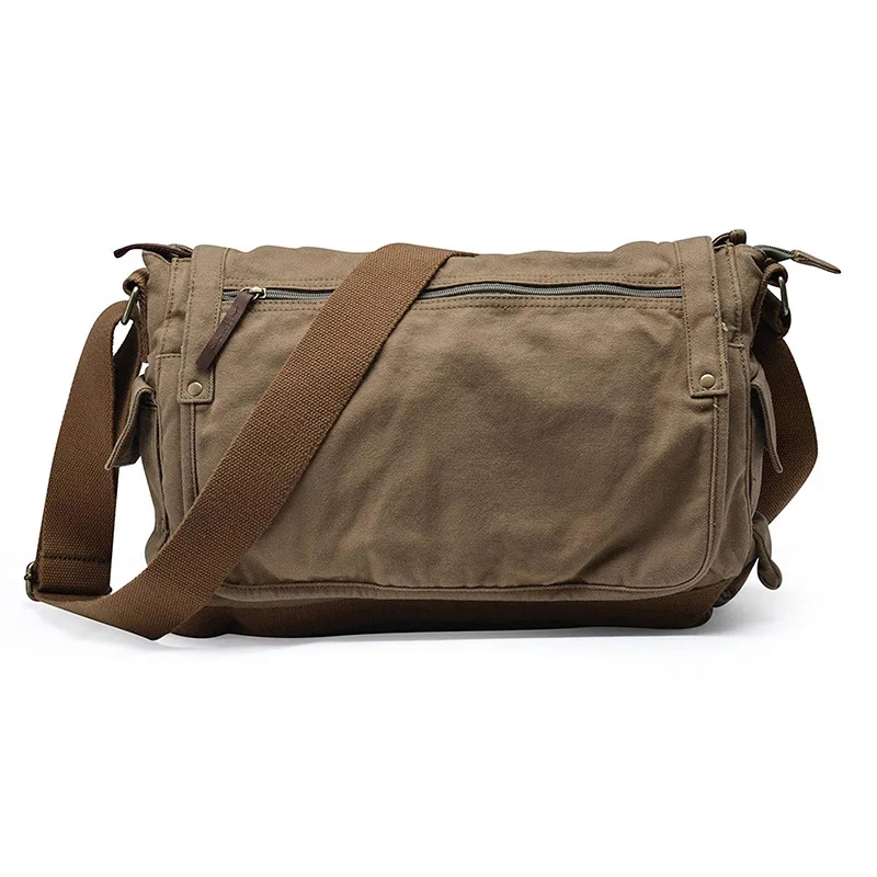 

Europe And America Retro Shoulder Postman Canvas Bag for Both Men And Women Casual Business Postman Bag Messenger Bag