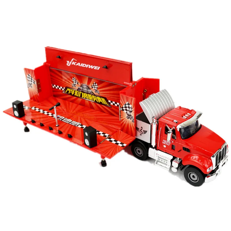 

Cadeve 663004 Large 1: 50 Mobile Stage Truck Transformation Performance CHILDREN'S Car Model