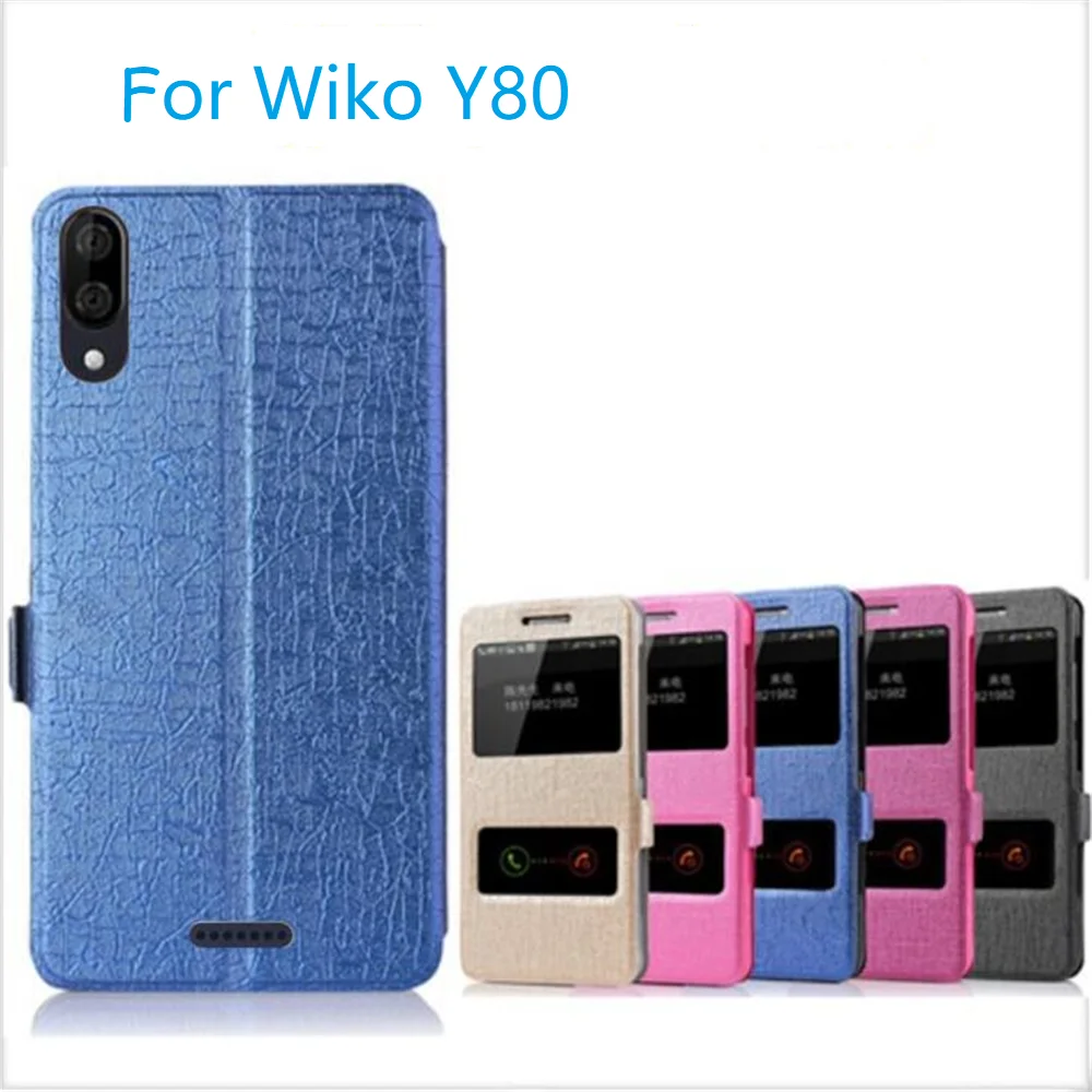 Чехол для мобильного телефона Wiko Y80 с откидной крышкой защитный чехол защитой от