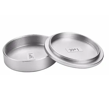 

Metal Protective Body Front & Rear Lens Dust Cap Cover for M39 Screw Mount Camera Lenses Body Front Rear Cap