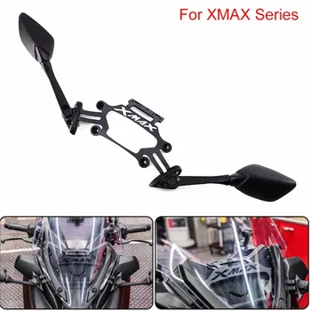 

Motorcycle Stand Phone GPS Bracket Holder Mirrors For YAMAHA XMAX300 400 125 250