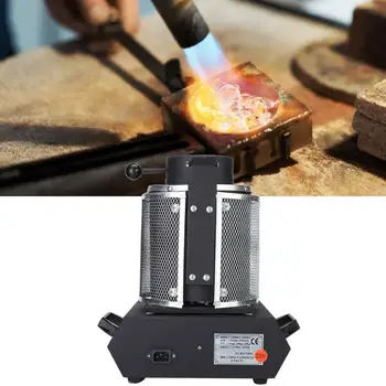 

2kg Electric Melting Furnace Heat Resistant Gold Silver Metal Smelter Graphite Crucible Melting Furnace Jewelry Processing Tool