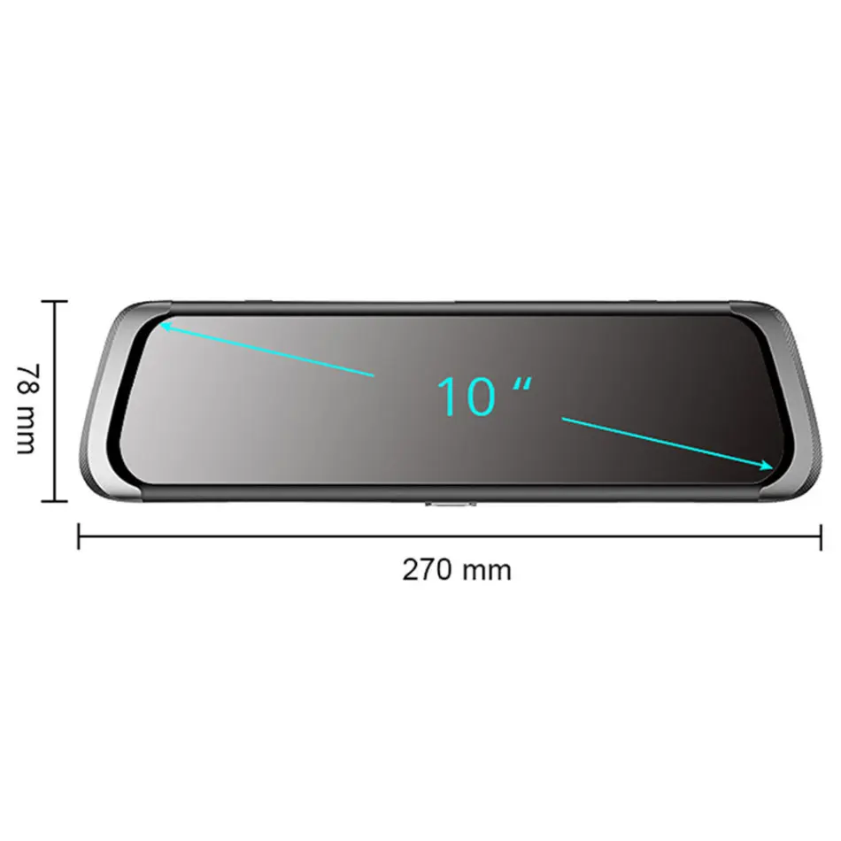 4G 10 дюймов Full HD 1080P Даш камера Android зеркало заднего вида bluetooth DVR камера ADAS Авто регистратор для панели, GPS Cam видео рекордер