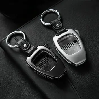 

Car Zinc Alloy Key Shell Cover Case Keychain for Jeep Wrangler JK 08-17 Compass 2008-2015