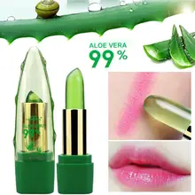 

Moisture Lip Balm Long-Lasting Natural 99% Aloe Vera Lipstick Color Changing Plant Moisturizing Lipstick Lip Gloss Lips Care